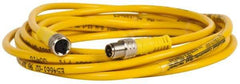 Brad Harrison - 4 Amp, M8 Male Straight to Female Straight Cordset Sensor and Receptacle - 60 VAC, 75 VDC, 4m Cable Length, IP68 Ingress Rating - A1 Tooling