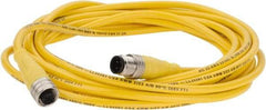 Brad Harrison - 4 Amp, M12 Male Straight to Female Straight Cordset Sensor and Receptacle - 250 VAC/VDC, 4m Cable Length, IP67 Ingress Rating - A1 Tooling