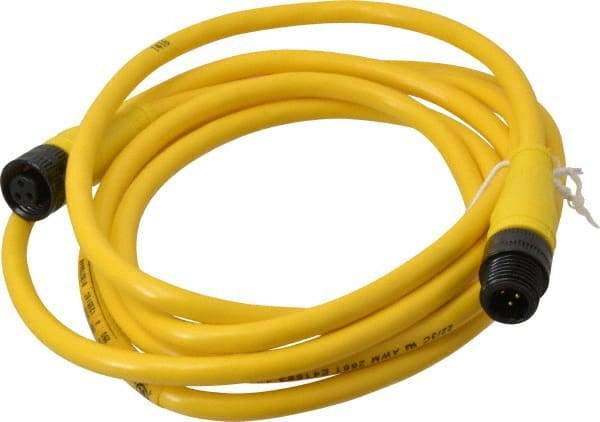 Brad Harrison - Female to Male Cordset Sensor and Receptacle - 250 VAC/VDC, 6 Ft. Long Cable, IP68 Ingress Rating - A1 Tooling