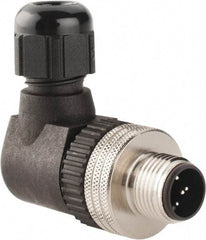 Brad Harrison - 4 Amp, Male 90° Field Attachable Connector Sensor and Receptacle - 30 VAC, 36 VDC, IP67 Ingress Rating - A1 Tooling