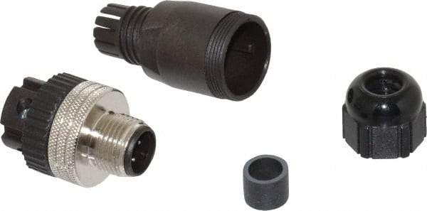 Brad Harrison - 4 Amp, Male Straight Field Attachable Connector Sensor and Receptacle - 250 VAC, 300 VDC, IP67 Ingress Rating - A1 Tooling