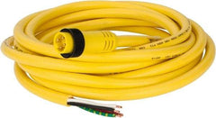 Brad Harrison - 10 Amp, Male 90° Cordset Sensor and Receptacle - 600 VAC/VDC, 15 Ft. Long Cable, IP68 Ingress Rating - A1 Tooling