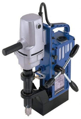 Nitto Kohki - 3/4" Chuck, 2" Travel, Portable Magnetic Drill Press - 700 RPM, 6 Amps, 1 hp, 680 Watts, 110-120 Volts - A1 Tooling