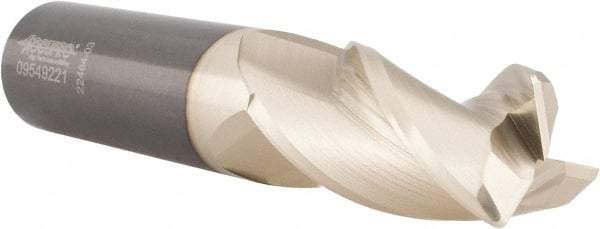 Accupro - 1/2", 3 Flute, Single End, Solid Carbide, 0.02" Corner Radius End Mill - 3" OAL, 37° Helix, Right Hand Flute, 5/8" LOC, Right Hand Cut - A1 Tooling