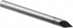 Accupro - 1/4" Diam 2 Flute Single End Solid Carbide Chamfer Mill - A1 Tooling