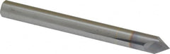 Accupro - 1/4" Diam 2 Flute Single End Solid Carbide Chamfer Mill - A1 Tooling