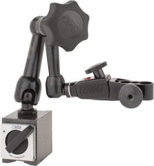 Noga - 70 Lb Magnetic Force, Fine Adjustment Indicator Positioner & Holder with Base - Articulated Arm, Rectangular Base, 35mm Base Height, 40mm Base Length, 30mm Base Width - A1 Tooling