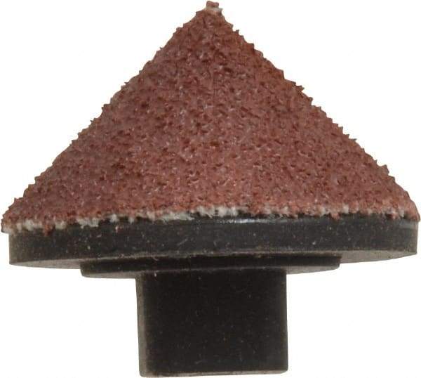 Superior Abrasives - 1/8" Diam 60 Grit 90° Included Angle Center Lap - Aluminum Oxide, Medium Grade, Shank Mounted - A1 Tooling