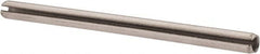 Value Collection - 3/32" Diam x 1-1/2" Long Slotted Spring Pin - Grade 18-8 Stainless Steel - A1 Tooling