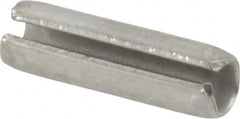 Value Collection - 1/8" Diam x 7/16" Long Slotted Spring Pin - Grade 18-8 Stainless Steel - A1 Tooling