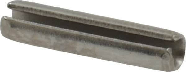 Value Collection - 1/8" Diam x 9/16" Long Slotted Spring Pin - Grade 18-8 Stainless Steel - A1 Tooling