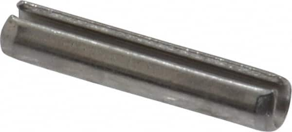 Value Collection - 1/8" Diam x 5/8" Long Slotted Spring Pin - Grade 18-8 Stainless Steel - A1 Tooling