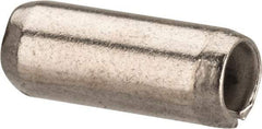 Value Collection - 3/16" Diam x 1/2" Long Slotted Spring Pin - Grade 18-8 Stainless Steel - A1 Tooling