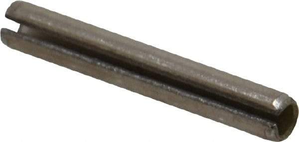 Value Collection - 3/16" Diam x 1-1/4" Long Slotted Spring Pin - Grade 18-8 Stainless Steel - A1 Tooling