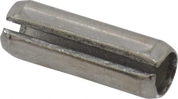 Value Collection - 1/4" Diam x 3/4" Long Slotted Spring Pin - Grade 18-8 Stainless Steel - A1 Tooling