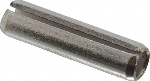 Value Collection - 1/4" Diam x 1" Long Slotted Spring Pin - Grade 18-8 Stainless Steel - A1 Tooling