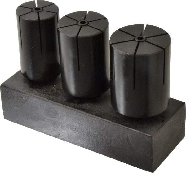 Interstate - 3 Piece 1/4" Increment Expanding Lathe Arbor Set - 1-1/2, 1-3/4, & 2" Arbors, 4" OAL - A1 Tooling