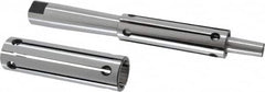 Interstate - 1 to 1-1/4" Grip, Expanding Lathe Mandrel - 1" Shank Diam, 4" Sleeve Length, 9" Arbor Length - A1 Tooling