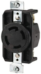 Cooper Wiring Devices - 125/250 VAC, 30 Amp, L14-30R NEMA, Self Grounding Receptacle - 3 Poles, 4 Wire, Female End, Black - A1 Tooling