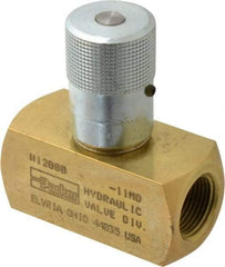 Parker - 25 GPM 3/4 Inlet Brass Hydraulic Control Valve - 3/4-14 Thread - A1 Tooling