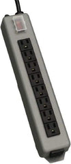 Tripp-Lite - 9 Outlets, 120 VAC15 Amps, 15' Cord, Power Outlet Strip - Keyhole, Tab Mount, 5-15 NEMA Configuration, 13-3/4" Strip - A1 Tooling