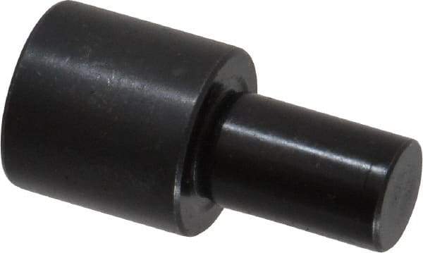 Gibraltar - 1-3/32" OAL, 5/8" Head Height, 5/8" OD, Low Carbon Steel, Ground, Press Fit Rest Button - Black Oxide Coating, 3/8" Pin Diam - A1 Tooling