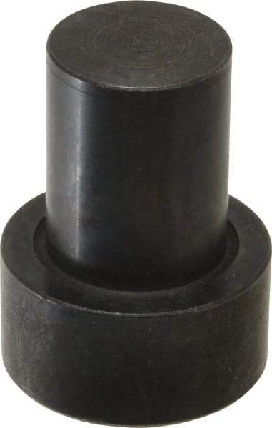 Gibraltar - 1-31/32" OAL, 3/4" Head Height, 1-1/2" OD, Low Carbon Steel, Ground, Press Fit Rest Button - Black Oxide Coating, 1.001" Pin Diam - A1 Tooling