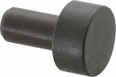 Gibraltar - 23/32" OAL, 1/4" Head Height, 1/2" OD, 52100 Steel, Unground, Press Fit Rest Button - Black Oxide Coating, 1/4" Pin Diam - A1 Tooling