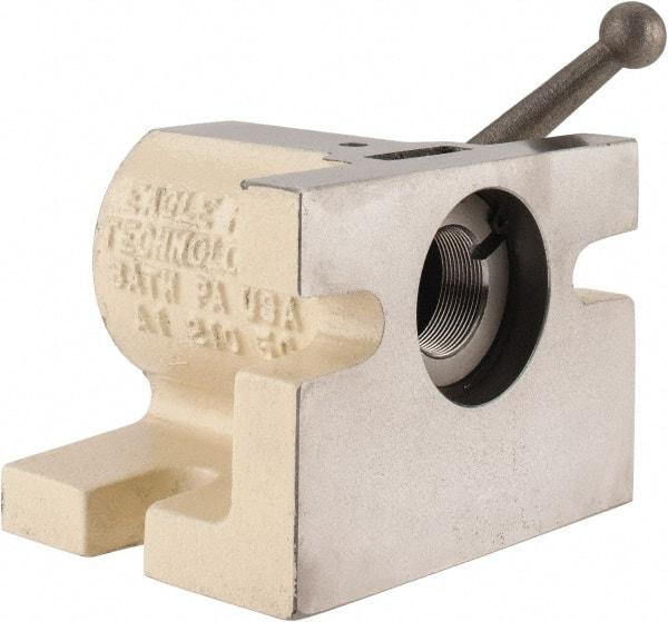 Eagle Rock - Series 5C, 1-1/16" Collet Capacity, Horizontal/Vertical Standard Collet Holding Fixture - Manually Activated, 3-3/4" Base Diam Width, 4" High - A1 Tooling