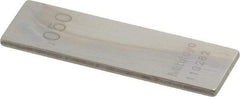 Mitutoyo - 0.05" Rectangular Steel Gage Block - Accuracy Grade 0, Includes Certificate of Inspection - A1 Tooling