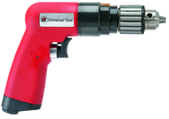 #UT8895 - 3/8" Non-Reversing - Air Powered Drill - Handle Exhaust - A1 Tooling
