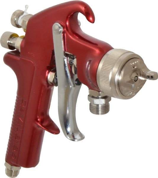 DeVilbiss - Siphon Feed High Volume/Low Pressure Paint Spray Gun - 1 Qt Capacity, 30 Max psi, 16 Max CFM, For Adhesives, Enamels, Epoxies, Lacquers, Latex, Polyurethanes, Primers, Sealers, Stains, Varnishes - A1 Tooling