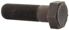 Fairlane - Serrated Tooth, 3/4-16, 2-1/2" Shank Length, 1-3/4" Thread Length, Black Oxide Finish, Hex Head, Adjustable Positioning Gripper - 1" Pad Diam, 1-1/8" Hex, 1/2" Head Height, Extra Fine Tooth Grade - A1 Tooling