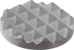 Fairlane - Fine Tooth Grade, Diamond Tooth Pattern, 5/8" Diam, Solid Carbide, Round Positioning Gripper Pad - 1/8" High - A1 Tooling