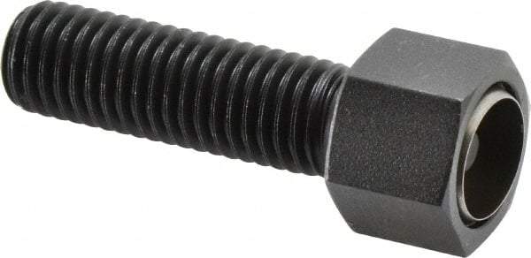 Fairlane - 5/8-11, 2" Thread Length, 3/4" Ball Diam, Alloy Steel, Hex Head, Swivel Action Gripper Assemblies - 11/16" Head Height, 15/16" Hex, Stainless Steel Ball - A1 Tooling