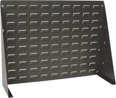 Quantum Storage - 120 Lb Capacity, 27" Deep x 8" Wide x 21" High, Steel Bench Rack - For Hanging Bins - A1 Tooling