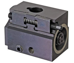 Kennametal - Right Hand Cut, KM40 Modular Connection, Square Shank Lathe Modular Clamping Unit - 2.244" Square Shank Length, 1-1/2" Square Shank Width, 3.425" OAL, Through Coolant, Series CL2S Square Shank - Exact Industrial Supply