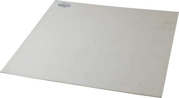 Made in USA - 12" Long, 12" Wide, 1/16" Thick, Silicone Rubber Foam Sheet - 50 to 60 Durometer, White, -20 to 500°F, 640 psi Tensile Strength, Plain Backing, Stock Length - A1 Tooling