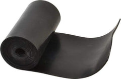 Made in USA - 1/16" Thick x 4" Wide x 5' Long Black Buna-N Rubber Roll - Stock Length, Plain Back, 50 Shore A Durometer, 2,500 psi Tensile Strength, -20°F to 170°F - A1 Tooling