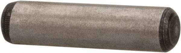 Value Collection - 1/8" Diam x 1/2" Pin Length Alloy Steel Oversized Dowel Pin - C 50-58 Hardness, 3,200 Lb Breaking Strength, 1 Beveled & 1 Rounded End - A1 Tooling