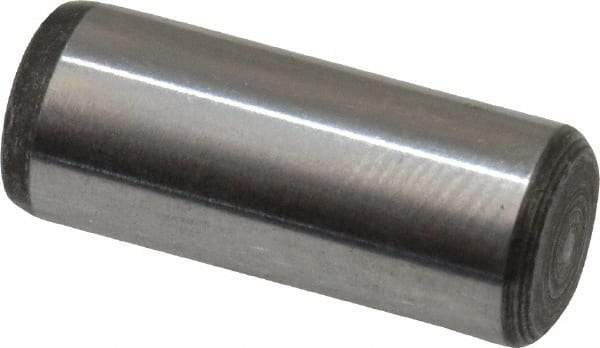 Value Collection - 1/4" Diam x 5/8" Pin Length Alloy Steel Oversized Dowel Pin - C 50-58 Hardness, 12,800 Lb Breaking Strength, 1 Beveled & 1 Rounded End - A1 Tooling