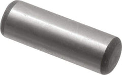 Value Collection - 1/4" Diam x 3/4" Pin Length Alloy Steel Oversized Dowel Pin - C 50-58 Hardness, 12,800 Lb Breaking Strength, 1 Beveled & 1 Rounded End - A1 Tooling