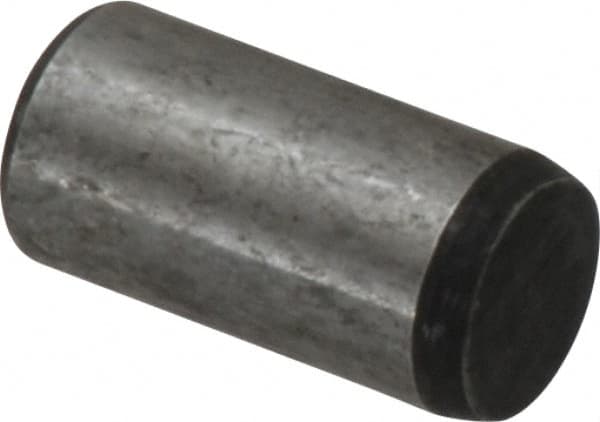 Value Collection - 3/8" Diam x 3/4" Pin Length Alloy Steel Oversized Dowel Pin - C 50-58 Hardness, 28,700 Lb Breaking Strength, 1 Beveled & 1 Rounded End - A1 Tooling