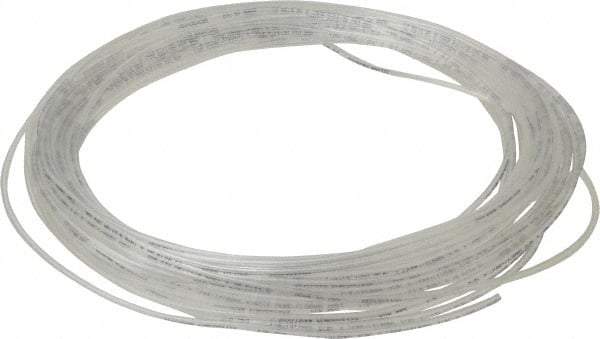 Coilhose Pneumatics - 1/16" ID x 1/8" OD, 50' Long, Polyurethane Tube - Clear, 233 Max psi, -60 to 200°F - A1 Tooling