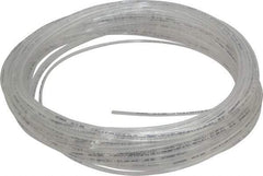 Coilhose Pneumatics - 0.093" ID x 5/32" OD, 100' Long, Polyurethane Tube - Clear, 176 Max psi, -60 to 200°F - A1 Tooling