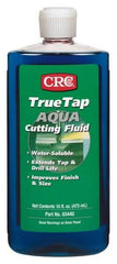 CRC - TrueTap Aqua, 16 oz Bottle Cutting Fluid - Water Soluble, For Drilling, Reaming, Sawing, Shearing, Tapping, Threading, Turning - A1 Tooling