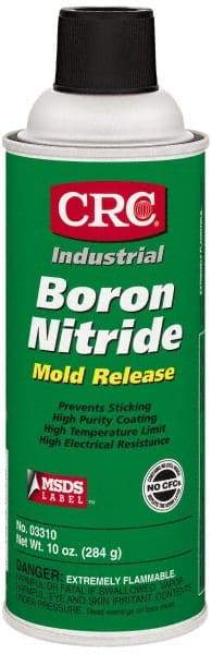 CRC - 16 Ounce Aerosol Can, White, General Purpose Mold Release - Boron Nitride Composition - A1 Tooling