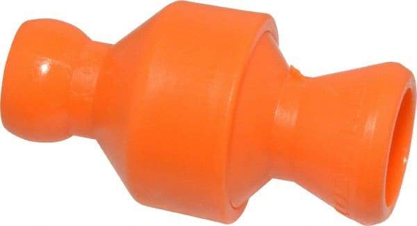 Loc-Line - 2 Piece, 1/4" ID Coolant Hose In-Line Valve - Female to Ball Connection, Acetal Copolymer Body, Unthreaded, Use with Loc-Line Modular Hose Systems - A1 Tooling