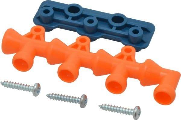 Loc-Line - 1/4" Hose Inside Diam, Coolant Hose Manifold - For Use with Loc-Line Modular Hose System and Shields, 8 Pieces - A1 Tooling