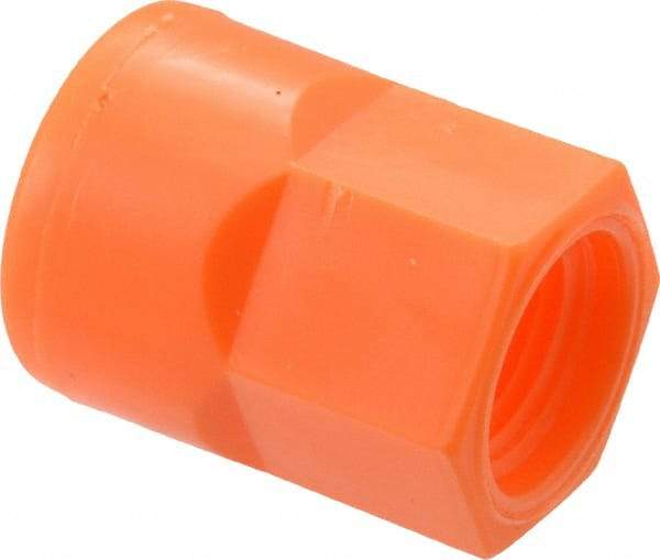 Loc-Line - 4 Piece, 1/4" Hose ID, Female to Female Coolant Hose Pipe Thread Connector - 1/8" NPT, For Loc-Line Modular Hose Systems - A1 Tooling